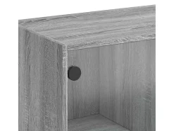 Aparador madera de ingeniería gris Sonoma 102x37x75,5 cm