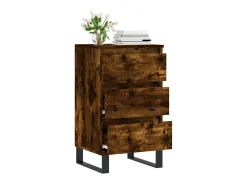 Aparador madera de ingeniería roble ahumado 40x35x70 cm ES93415