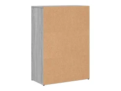 Aparador madera de ingeniería gris Sonoma 60x30x84 cm