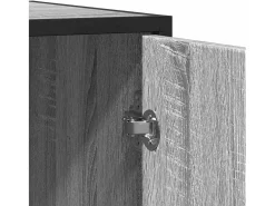 Aparador madera de ingeniería gris sonoma 94x35x76 cm