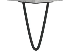 Aparador madera de ingeniería gris hormigón 40x35x70 cm