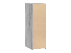 Aparador madera de ingeniería gris Sonoma 30x41x93 cm