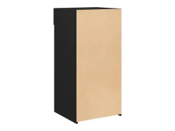 Aparador madera de ingeniería negro 45x42,5x93 cm