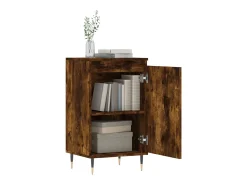 Aparador madera de ingeniería roble ahumado 40x35x70 cm