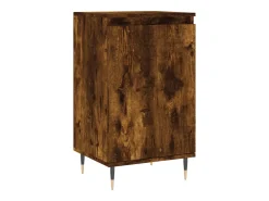 Aparador madera de ingeniería roble ahumado 40x35x70 cm