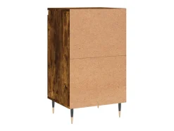 Aparador madera de ingeniería roble ahumado 40x35x70 cm