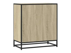 Aparador madera ingeniería roble Sonoma 68x35x76 cm