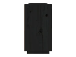 Aparador madera maciza de pino negro 100x40x75 cm