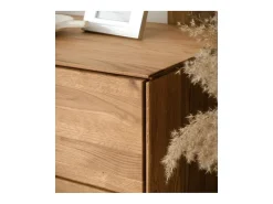 Aparador madera maciza de roble 3 puertas Inka 172 cm