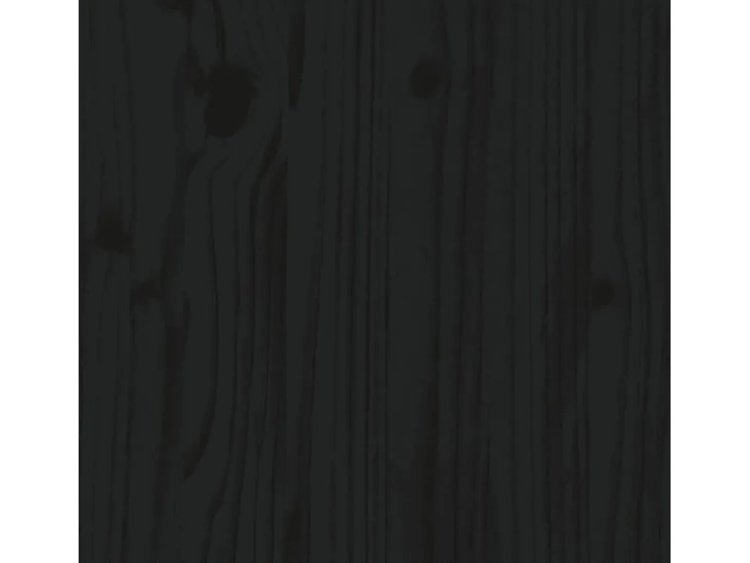 Aparador madera maciza de pino negro 110x40x78 cm