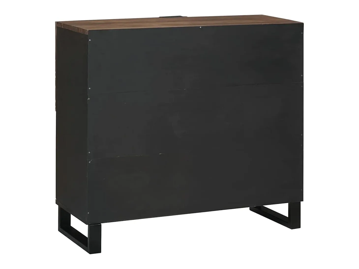Aparador Marrón 80 x 33 x 75 cm madera maciza de mango
