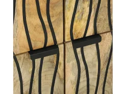Aparador Marrón 60 x 33 x 75 cm madera maciza de mango