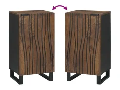 Aparador marrón 40x33x75 cm madera maciza de mango