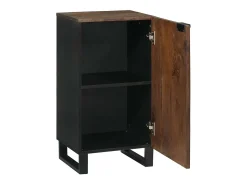 Aparador marrón 40x33x75 cm madera maciza de mango