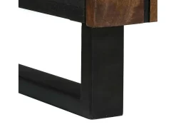 Aparador marrón 40x33x75 cm madera maciza de mango