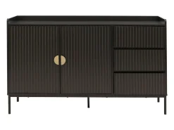 Aparador MCW-O39, aspecto madera negro