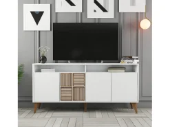 Aparador Milan 160 blanco 160x35x78 cm