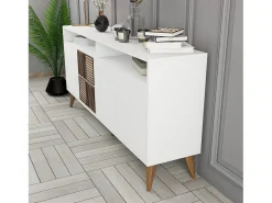 Aparador Milan 160 blanco 160x35x78 cm