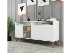 Aparador Milan 160 blanco 160x35x78 cm