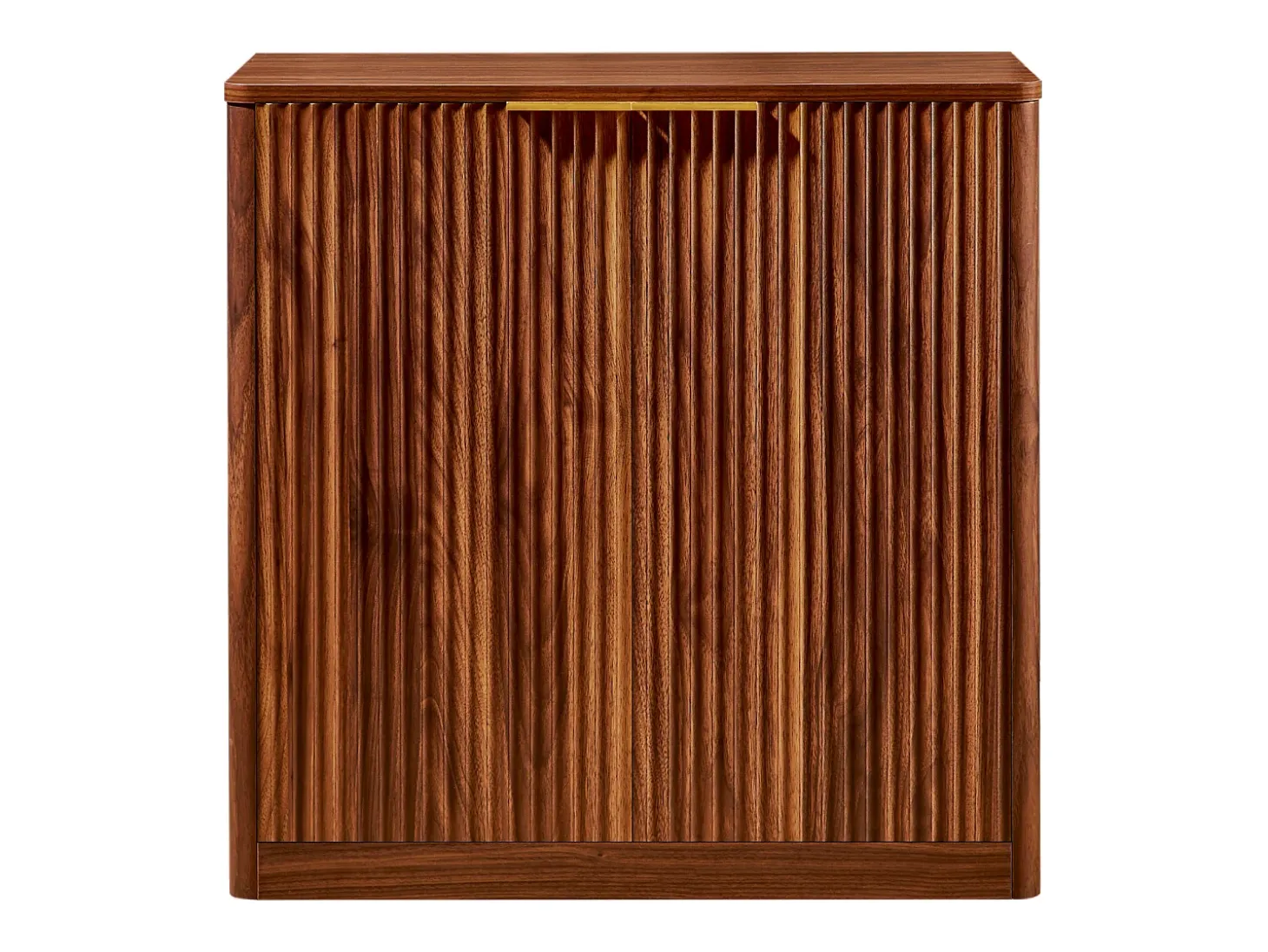Aparador moderno con 2 puertas, 80 x 39,8 x 80 cm, marrón
