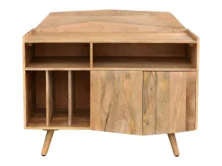 Aparador mueble de almacenaje vinilos en mango macizo MATAHARI