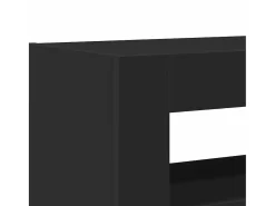 Aparador Negro 116 x 30 x 75 cm Madera de ingeniería