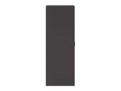 Aparador negro 34,5x39x107 cm acero
