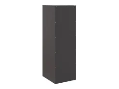 Aparador negro 34,5x39x107 cm acero