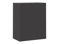 Aparador negro 67x39x83 cm acero