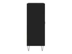 Aparador negro 69,5x34x90 cm madera de ingeniería