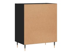 Aparador negro 57x35x70 cm madera de ingeniería