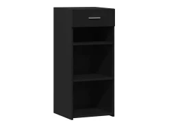 Aparador negro 40x42,5x93 cm madera contrachapada