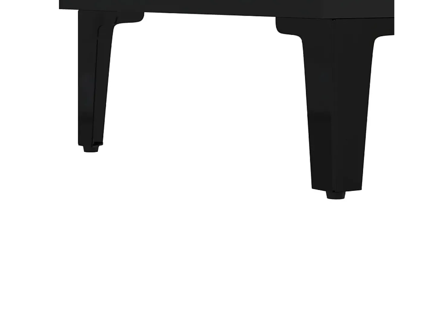 Aparador negro 69,5x34x90 cm madera de ingeniería