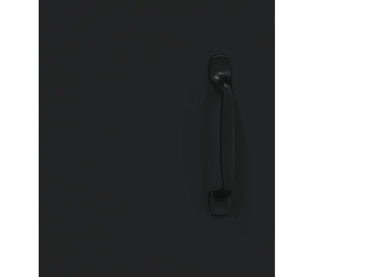 Aparador negro 69,5x34x90 cm madera de ingeniería