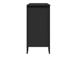 Aparador negro 101x35,5x74,5 cm madera de ingeniería