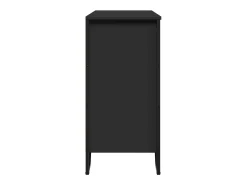 Aparador negro 91x35,5x74,5 cm madera de ingeniería