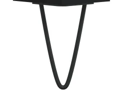 Aparador negro 104x35x70 cm madera contrachapada