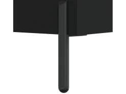 Aparador negro 34,5x32,5x90 cm madera de ingeniería