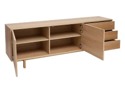 Aparador nórdico de madera clara 195 cm SID