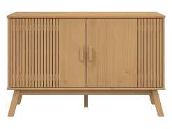 Aparador OLDEN marrón 114x43x73,5 cm madera maciza de pino