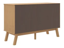 Aparador OLDEN marrón 114x43x73,5 cm madera maciza de pino