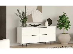 Aparador On3-W Blanco 160x44.5x74.3 cm