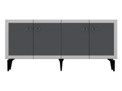 Aparador Ponny Antracita Plata 150x79x40 cm