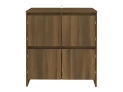 Aparador Roble Marrón 70x41x75 cm Madera de ingeniería