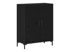 Aparador Roble Negro 69.5 x 34 x 90 cm Madera contrachapada