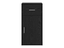 Aparador Roble negro 38 x 34.5 x 75 cm Madera contrachapada