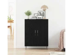 Aparador Roble negro 69.5 x 34 x 90 cm Madera contrachapada