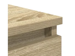Aparador roble Sonoma 37,5x35x76 cm madera de ingeniería