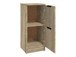 Aparador Roble Sonoma 30x30x70 cm Madera de ingeniería