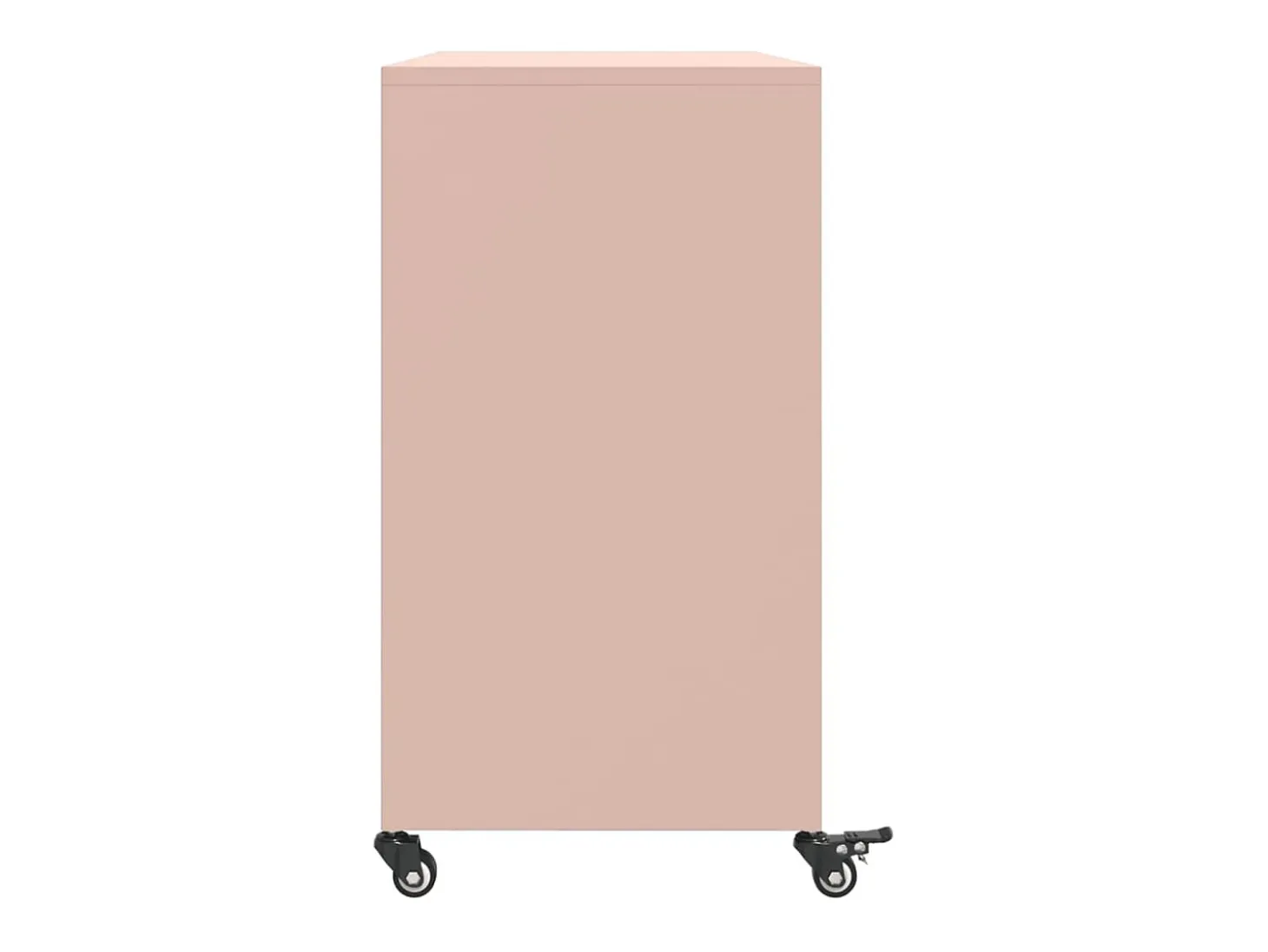 Aparador rosa 100,5x39x72 cm acero